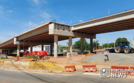 Mobilidade em Hortolândia: obra do viaduto sobre a linha férrea deve se estender além do prazo previsto