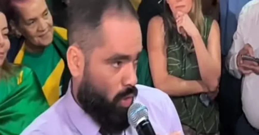 Vigília bolsonarista vira tumulto após pastor criticar Bolsonaro em discurso